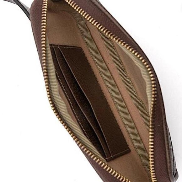 🆕  Authentic Gucci 85 Cm Brown GG Small Ophidia Fanny Pack Zip Pouch - Picture 9 of 13